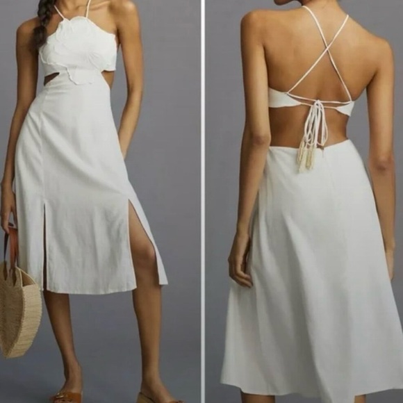 Farm Rio Flower Halter dress - Picture 7 of 12